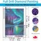 Aurora Landscape Diamond Art Kits for Adults Beginners Aurora Scenery 5D Diamond Painting Kits for Adult Brilliant Starry River,DIY Full Round Gem Art Craft Paint by Diamonds,Home Wall Decor 12x16Inch